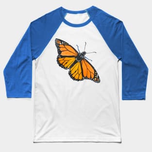 Monarch Butterfly Painting Baseball T-Shirt